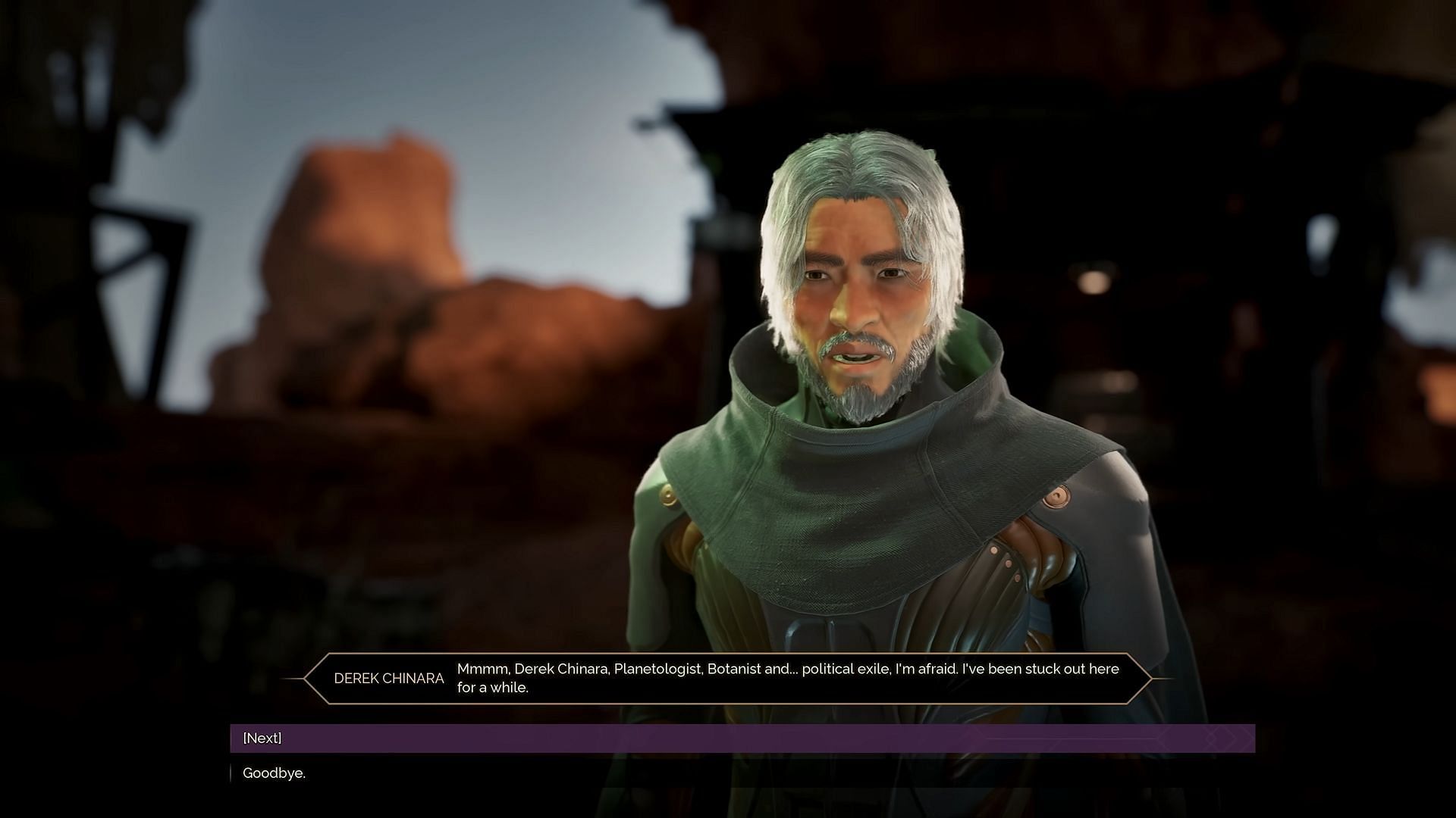 Talk to Derek Chinara to use Sinkcharts (Image via Funcom)